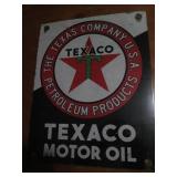 Texaco metal sign...
