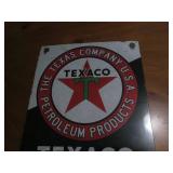 Texaco metal sign...