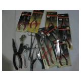 Black and red handled pliers assort...