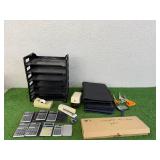 Office Supplies - Trays, Calculators, Pencil Sharpener, Scissors & Keypad