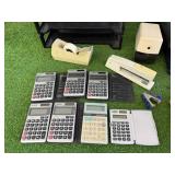 Office Supplies - Trays, Calculators, Pencil Sharpener, Scissors & Keypad