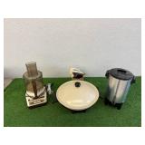 Coffee Maker, Food Processor & Wok