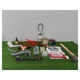Tools, Funnels, Fuel Stickers & Belts