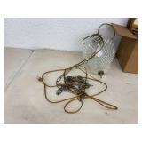 Hanging Light & Picture Frames