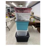 5 Totes with Lids