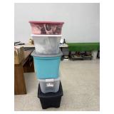 5 Totes with Lids