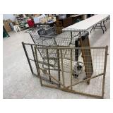 Shopping Cart, Creeper & Adjustable Room Dividers