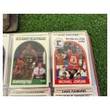Binders of Basketball Cards