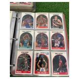 Binders of Basketball Cards