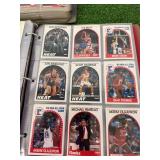 Binders of Basketball Cards