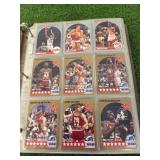 Binders of Basketball Cards