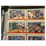 Binders of Baseball Cards