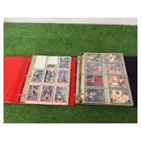 Binders of Football Cards