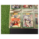 Binders of Football Cards