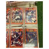 Binders of Football Cards