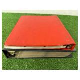 Binders of Football Cards