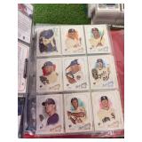 Binders of Baseball Cards
