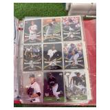 Binders of Baseball Cards