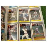 Binders of Baseball Cards