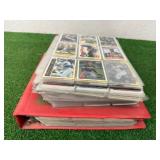 Binders of Baseball Cards