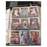 Binders of Baseball Cards