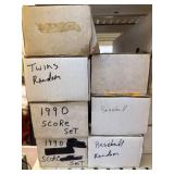 Complete Shelf of Baseball Cards