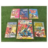 GI Joe Marvel Treasury Edition, Dazzler, Road Runner, Barney Bear Comics