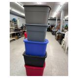 5 Totes with Lids