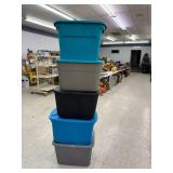 5 Totes with Lids