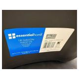 6 Black Totes with Lids