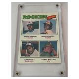 Andre Dawson RC 1977 Topps Rookie Outfielders #473 Vintage Baseball Card