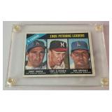 1966 Topps NL Pitching Leaders - Koufax / Drysdale #223 Vintage Baseball Card