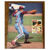 Steve Carlton Signed Beckett Baseball Magazine - Back Cover