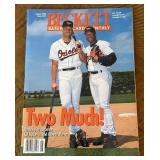 Steve Carlton Signed Beckett Baseball Magazine - Back Cover