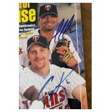 Doug Mientkiewicz, Luis Rivas, Christian Gizman, Corey Koskie Signed Minnesota Twins Baseball Magazine