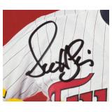 Scott Leius Signed Minnesota Twins Baseball Magazine