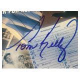 Tom Kelly Signed Minnesota Twins Baseball Magazine