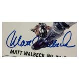 Matt Wallbeck Signed Minnesota Twins Baseball Magazine