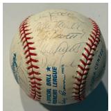 Kirby Puckett and 1992/93 Minnesota Twins Team Signed Baseball - Tapani, Knoblauch, Hrbek, Kelly - 34 Signatures