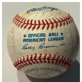 Kirby Puckett and 1992/93 Minnesota Twins Team Signed Baseball - Tapani, Knoblauch, Hrbek, Kelly - 34 Signatures