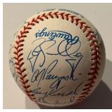 Minnesota Twins Twinsfest Signed Baseball - AJ Pierzynski, Tom Kelly,  Gladden, Steinbach, Smalley  - 21 Signatures