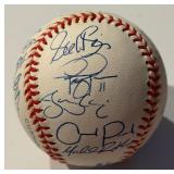Minnesota Twins Twinsfest Signed Baseball - AJ Pierzynski, Tom Kelly,  Gladden, Steinbach, Smalley  - 21 Signatures