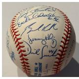Minnesota Twins Twinsfest Signed Baseball - AJ Pierzynski, Tom Kelly,  Gladden, Steinbach, Smalley  - 21 Signatures