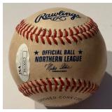 Tony Oliva Signed Baseball w/ JSA COA Rawligns Official Northern League Ball