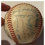 1965 Minnesota Twins Signed Baseball - 2 Tony Oliva Autos, Jim Kaat, Harmon Killebrew, Jim Perry - 23 Signatures