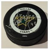 Scott Young Signed Dallas Stars Hockey Puck