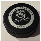 Scott Young Signed Dallas Stars Hockey Puck