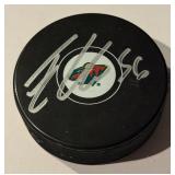 Sylvain Blouin Signed Minnesota Wild Hockey Puck