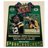 Green Bay Packers Limited Edition /5,000 Super Bown XXXI Champions Card