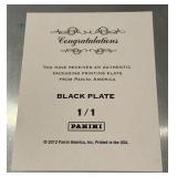 1 of 1  2011 Panini Limited Authentic Packaging Printing Black Plate
